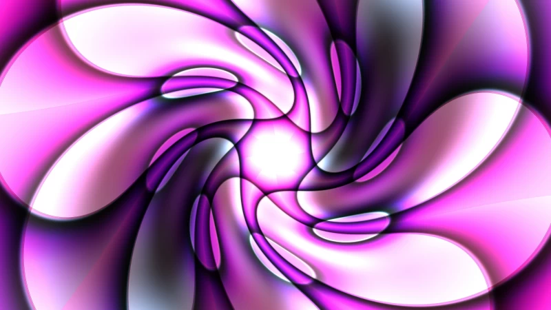 Fractal Shapes Purple Abstraction 4K HD Abstract Wallpaper