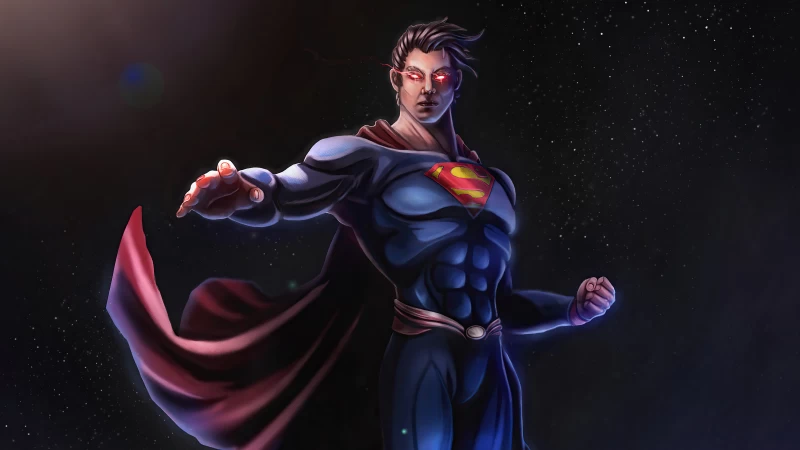 Superman Man Of Steel Comic Art Wallpaper